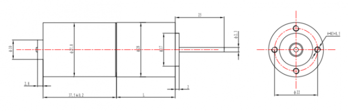 Moteur de l'imprimante à jet d'encre de 100RPM 90RPM BLDC sans brosse 0