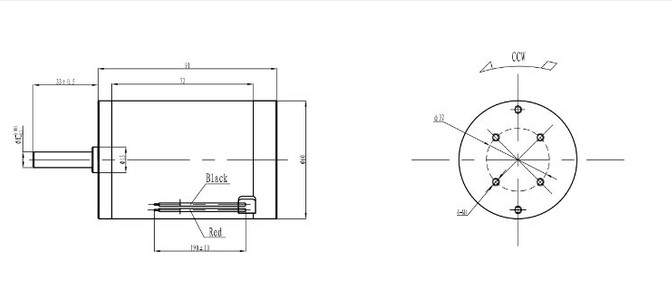 Le moteur électrique de pompe à eau de C.C D6090 a évalué la tension 12VDC pour des instruments de précision de、 de machine de laboratoire 0